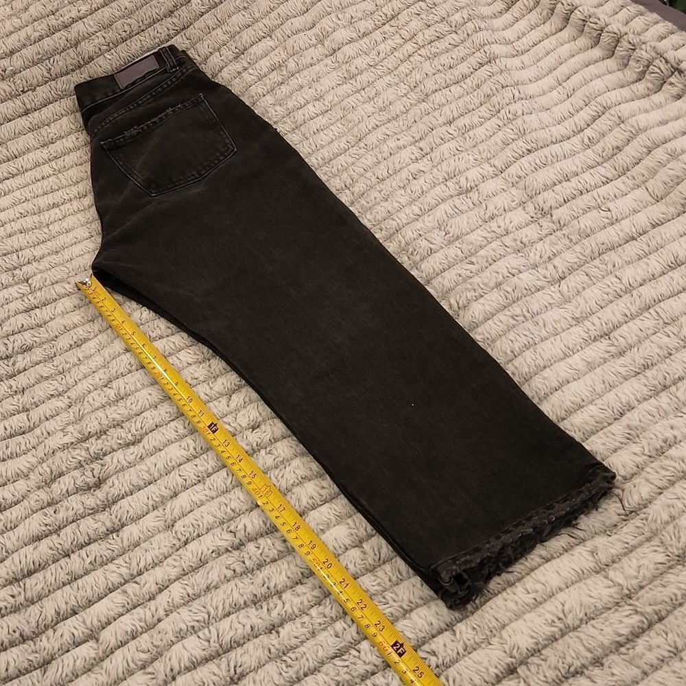 Black high waisted Carmar distressed mom Jeans size 24 - Picture 6 of 11